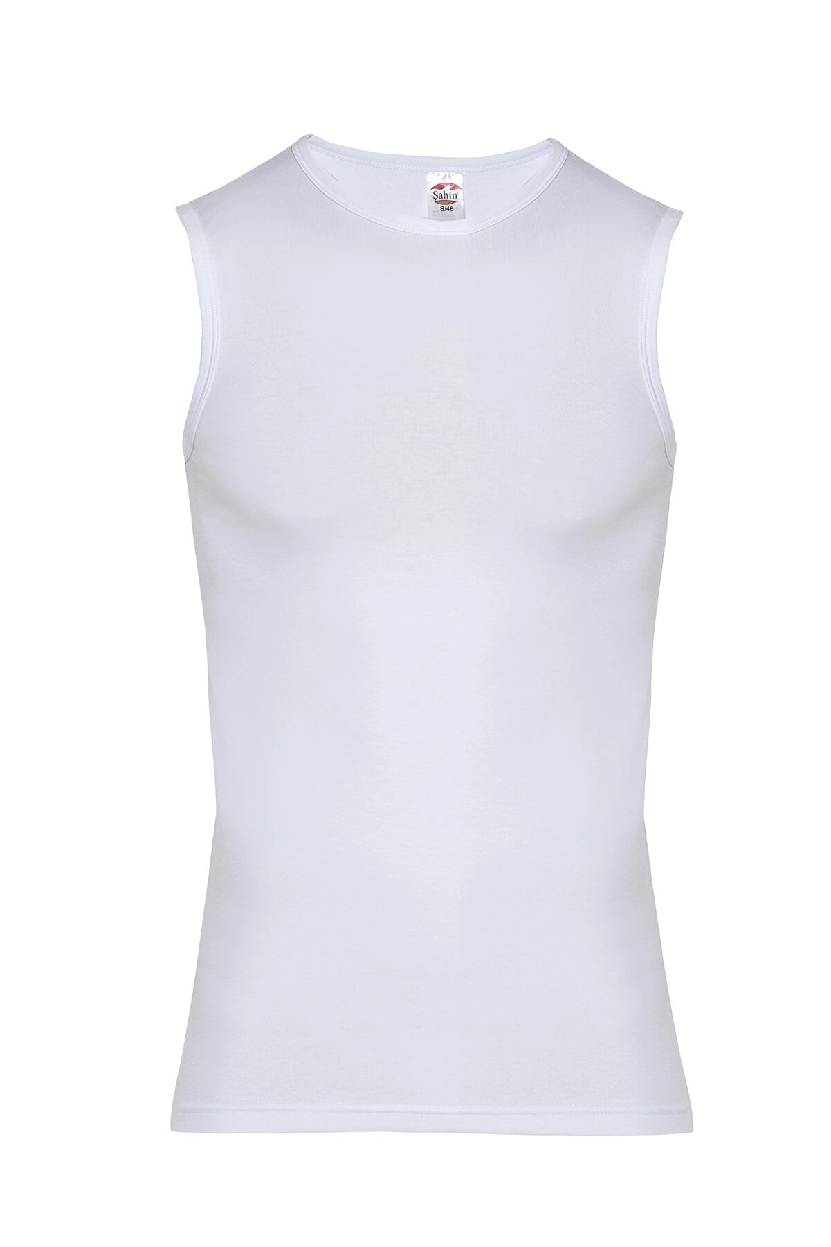 Şahin 6 Adet Erkek Likralı Sıfır Kol Atlet 10057