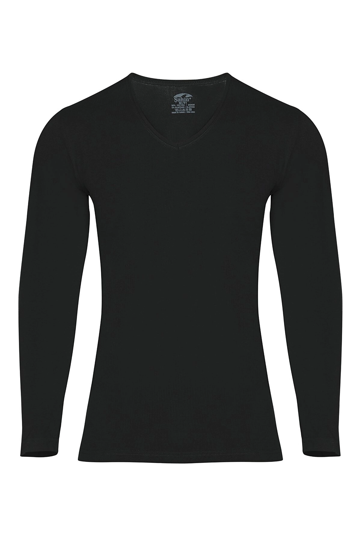 Şahin 6 Adet Erkek Uzun Kol V Yaka Badi 10072