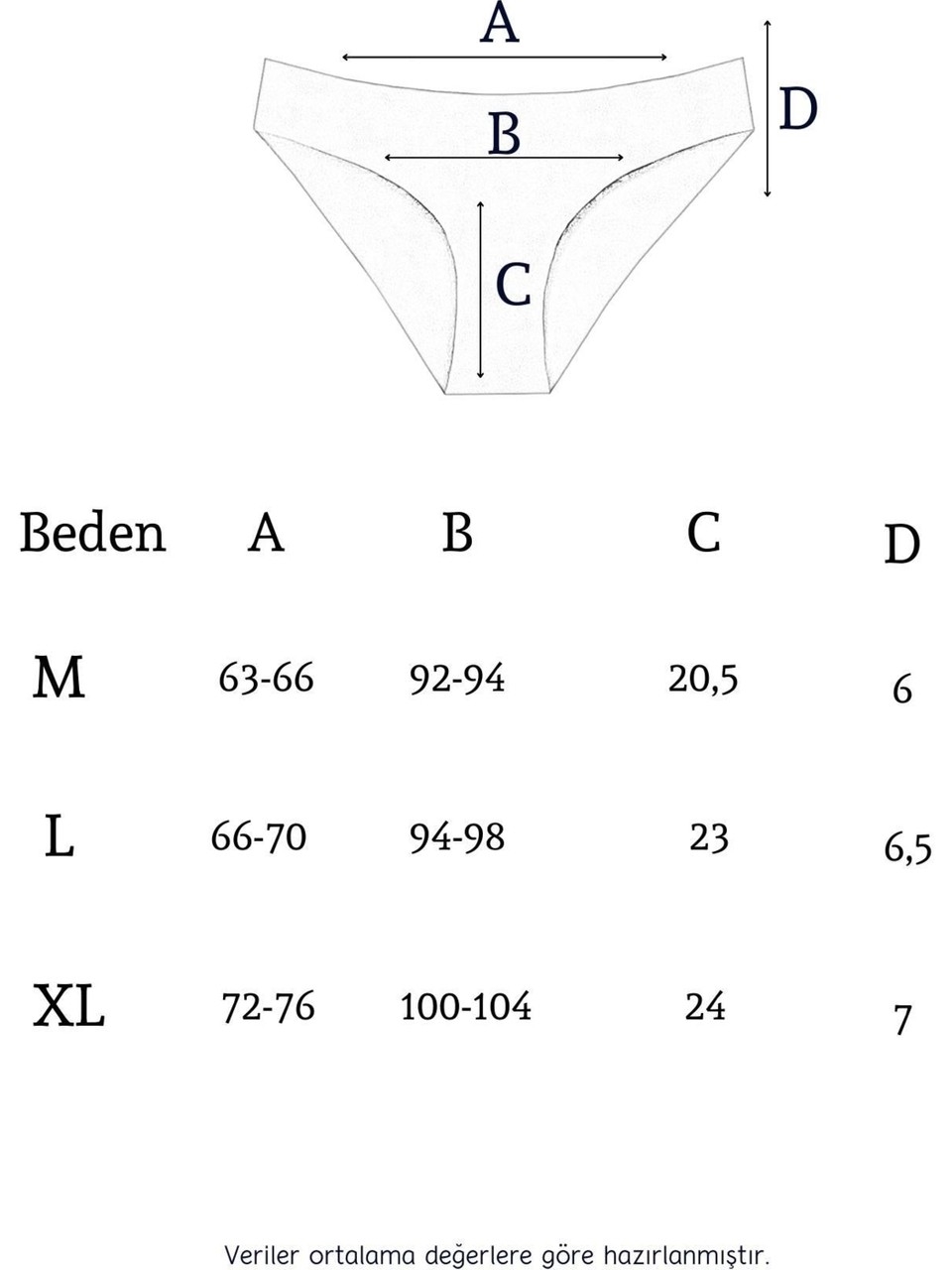 New Lilla 10 Adet Kadın Dikişsiz Lazer Bikini Külot 301