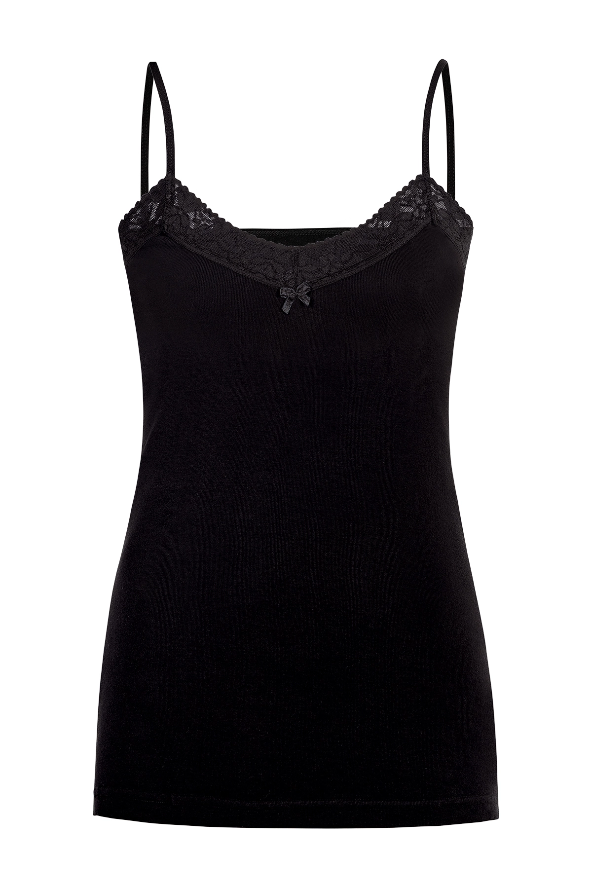 Şahin 6 Adet Kadın Ribana İp Askı Dantelli Atlet 30192