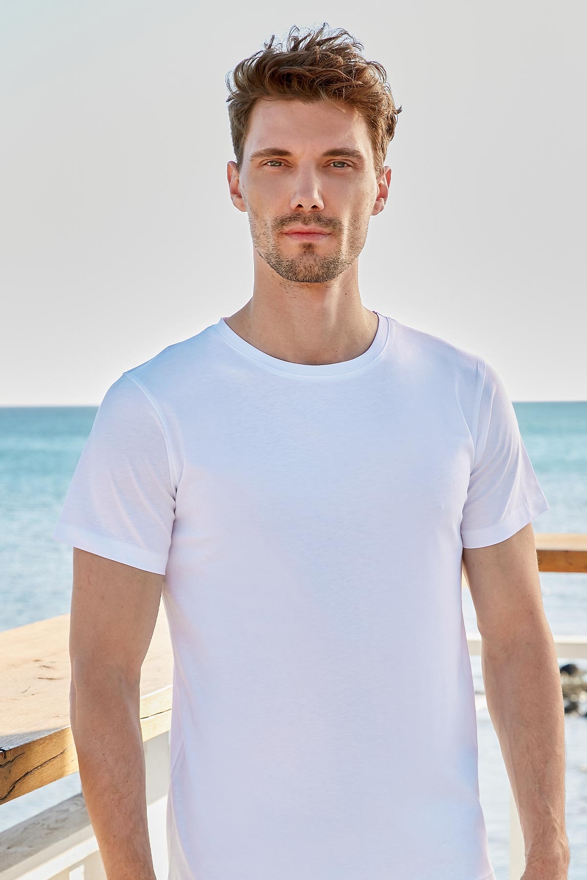 Berrak 6 Adet %100 Pamuk Erkek Tshirt 4097