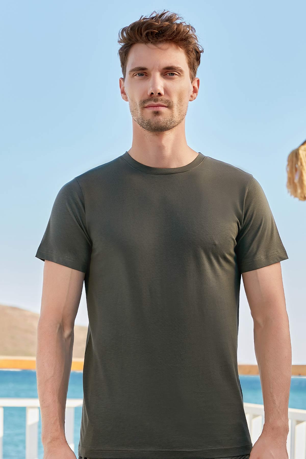 Berrak 6 Adet %100 Pamuk Erkek Tshirt 4097