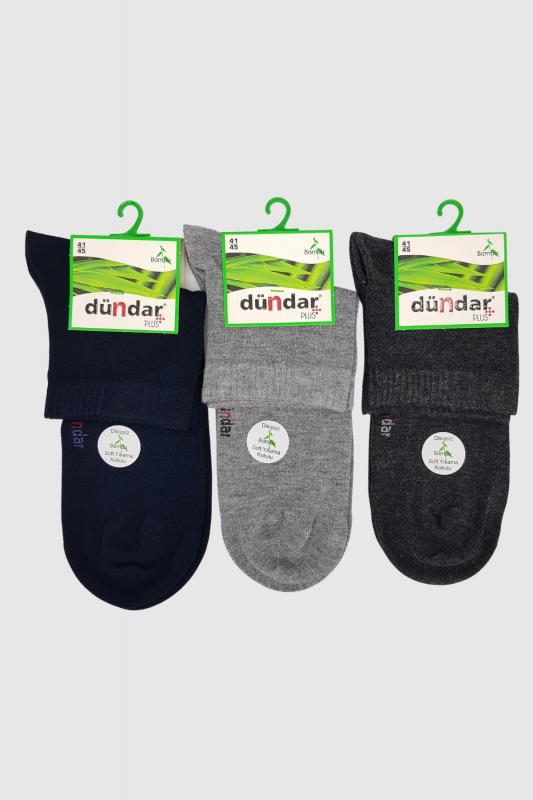 Dündar 12 Adet Erkek Bambu Konç Patik Çorap