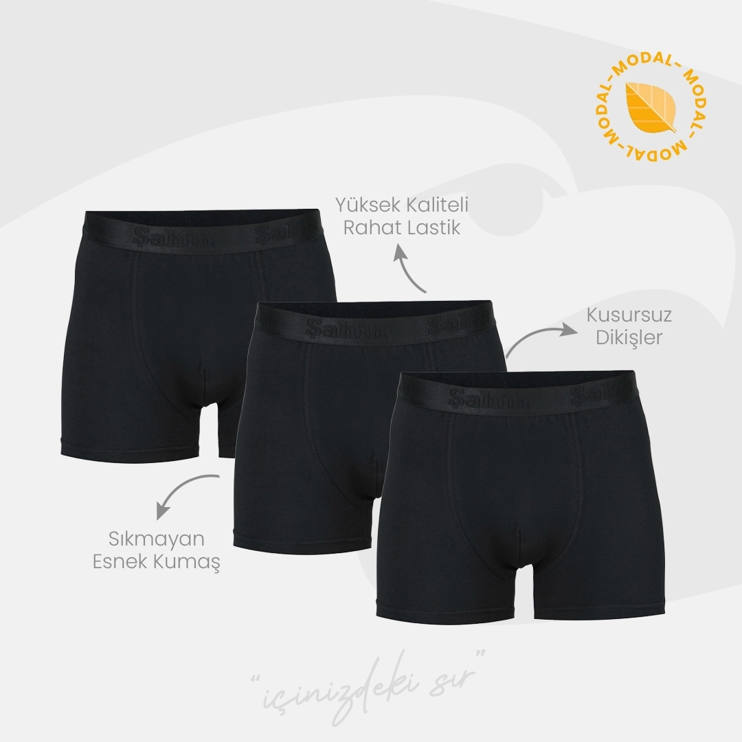 Şahin 6 Adet Erkek Modal Likralı Boxer 70055