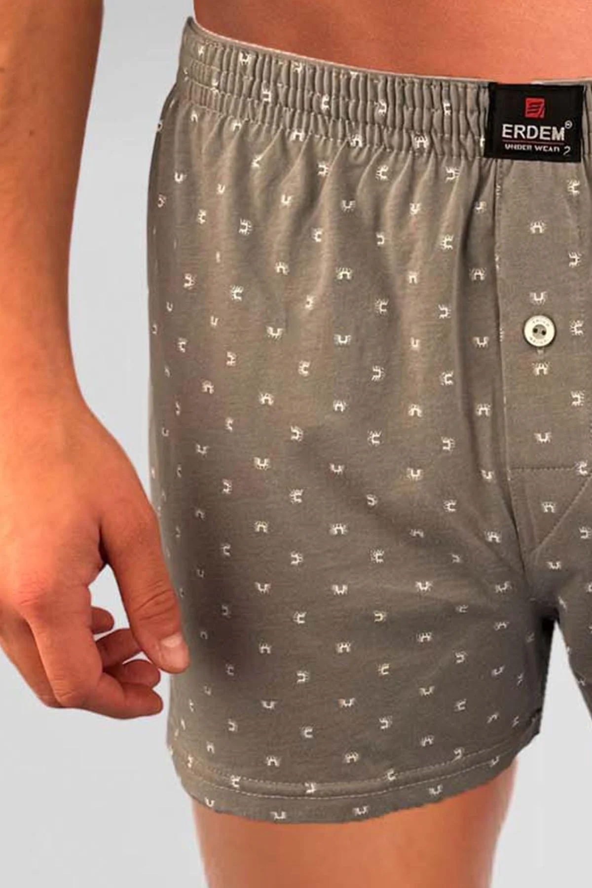 Erdem 6 Adet Karışık Desenli Penye Boxer 1400DSN