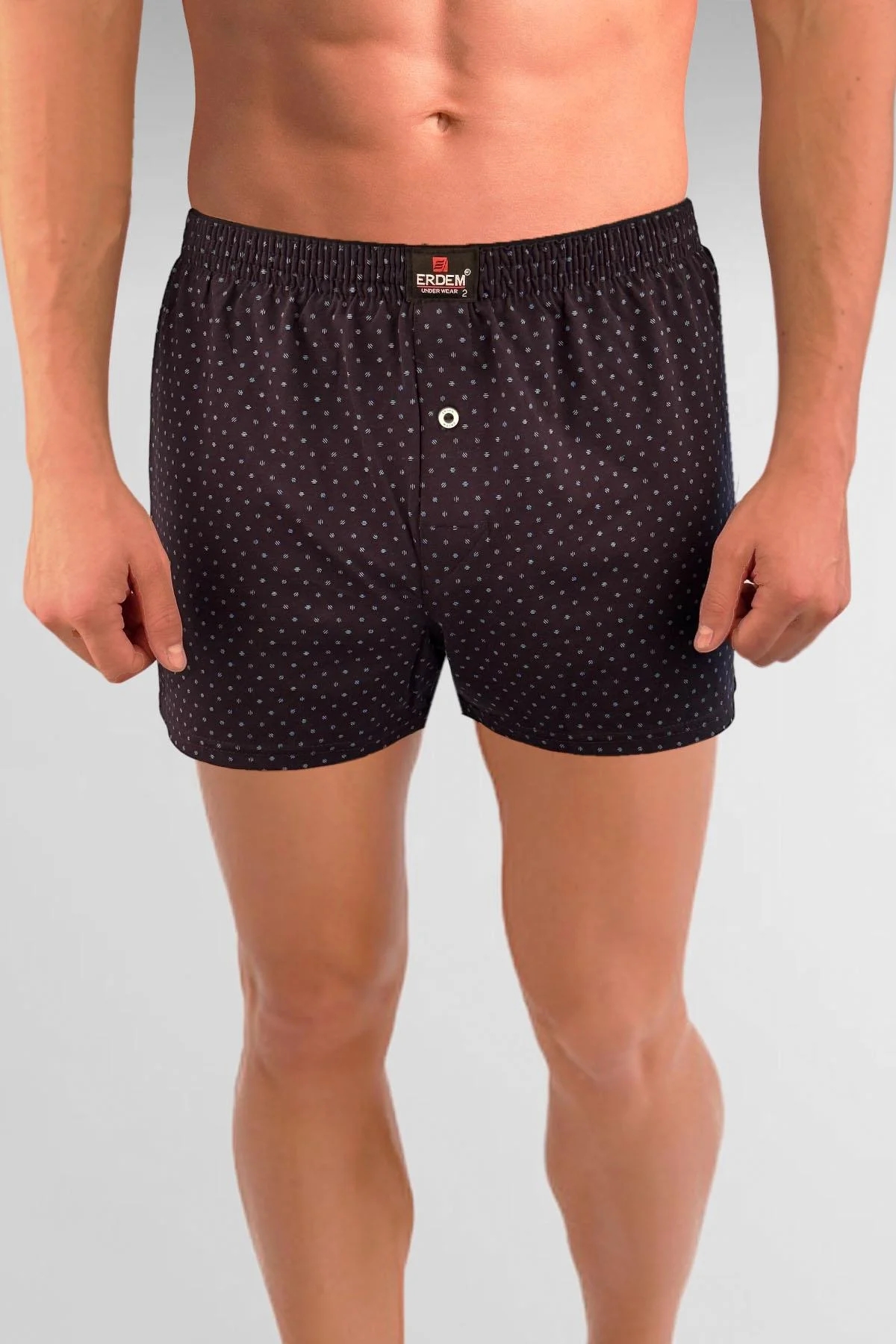 Erdem 6 Adet Karışık Desenli Penye Boxer 1400DSN
