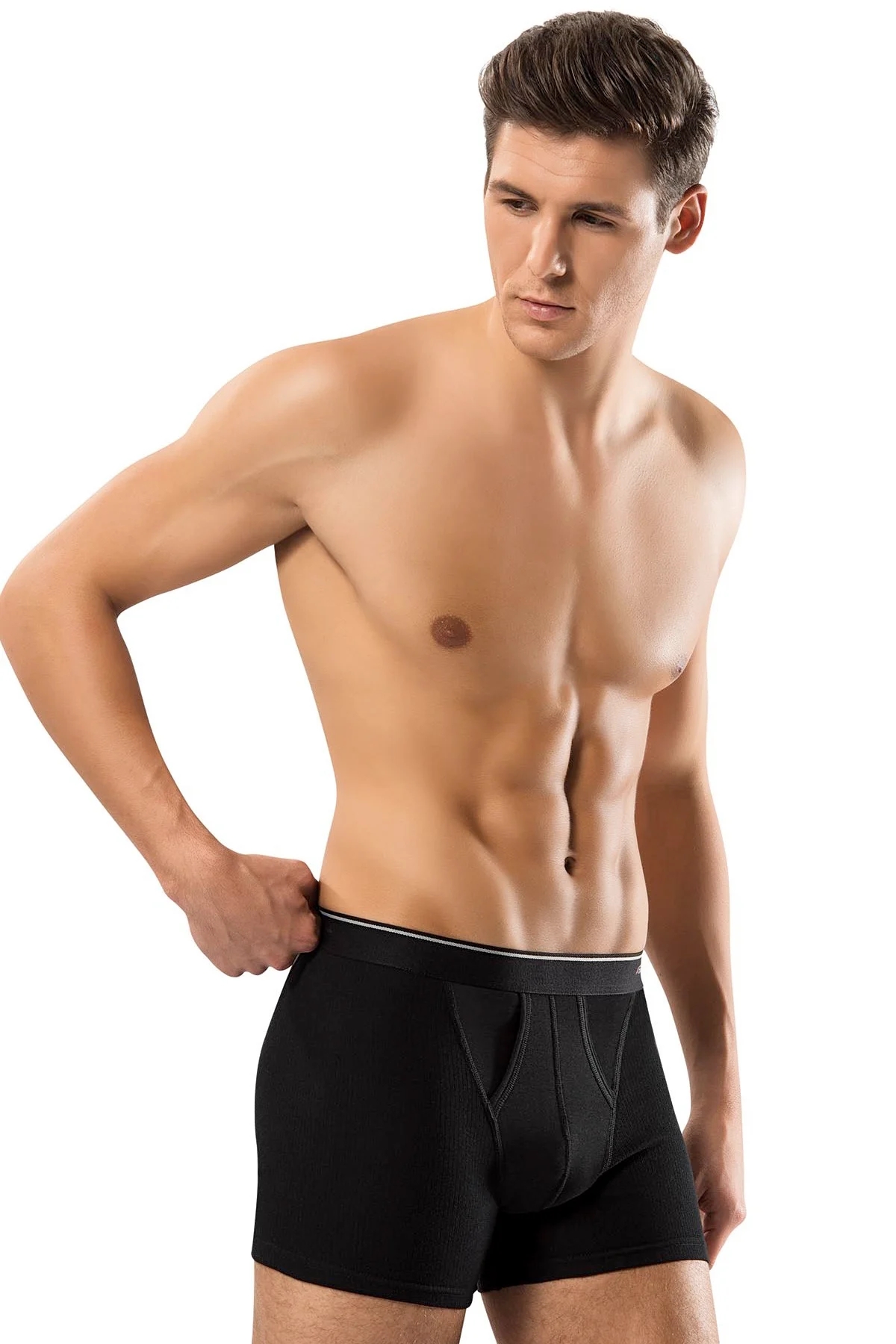 Erdem 6 Adet Erkek Pamuk Elastan Klasik Boxer 1445