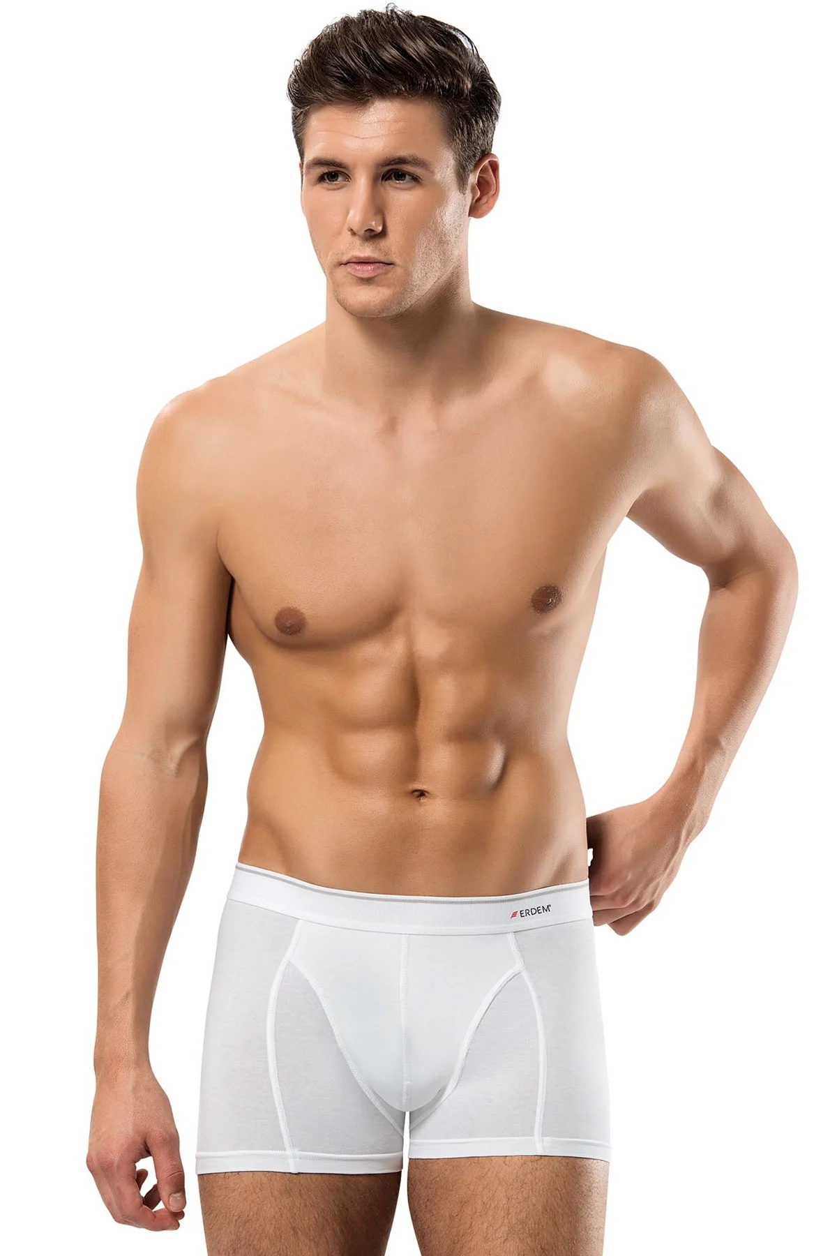 Erdem 6 Adet Erkek Pamuk Elastan Klasik Boxer 1445
