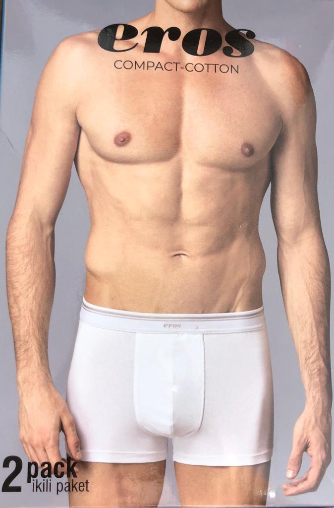 Eros ERS008 Compact Likralı Erkek Boxer 2’li