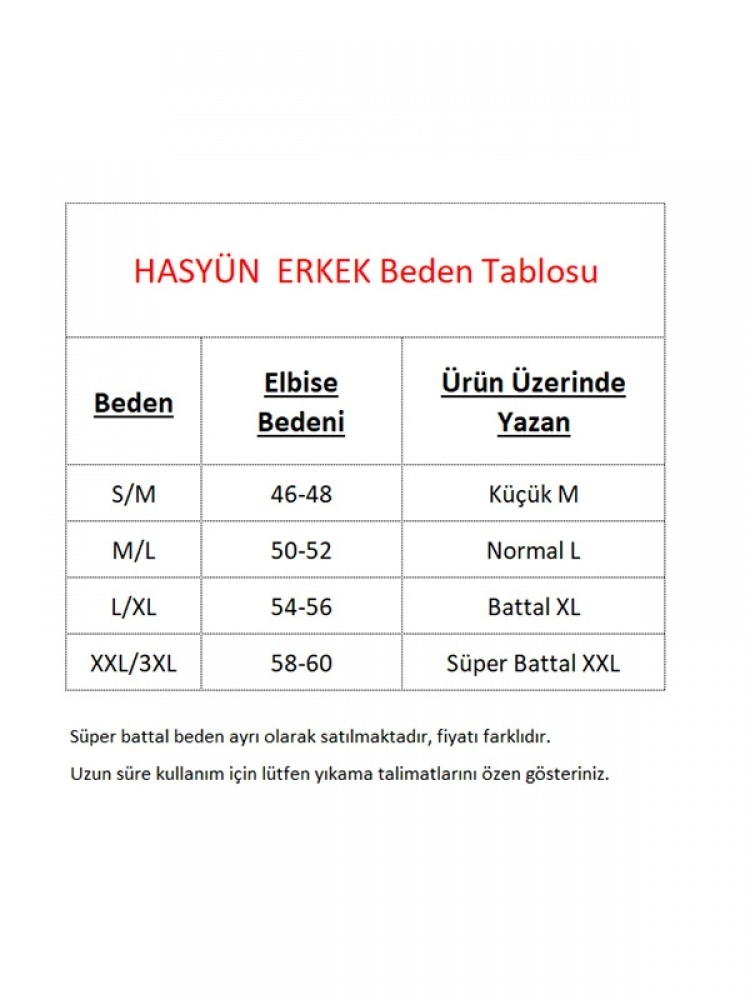 Hasyün Erkek %75 Yün Ekstra İnce Fanila Krem