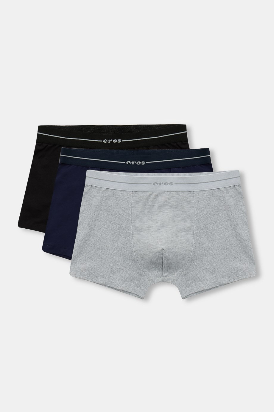 Eros ERS015 Compact Likralı 3’lü Renk Boxer