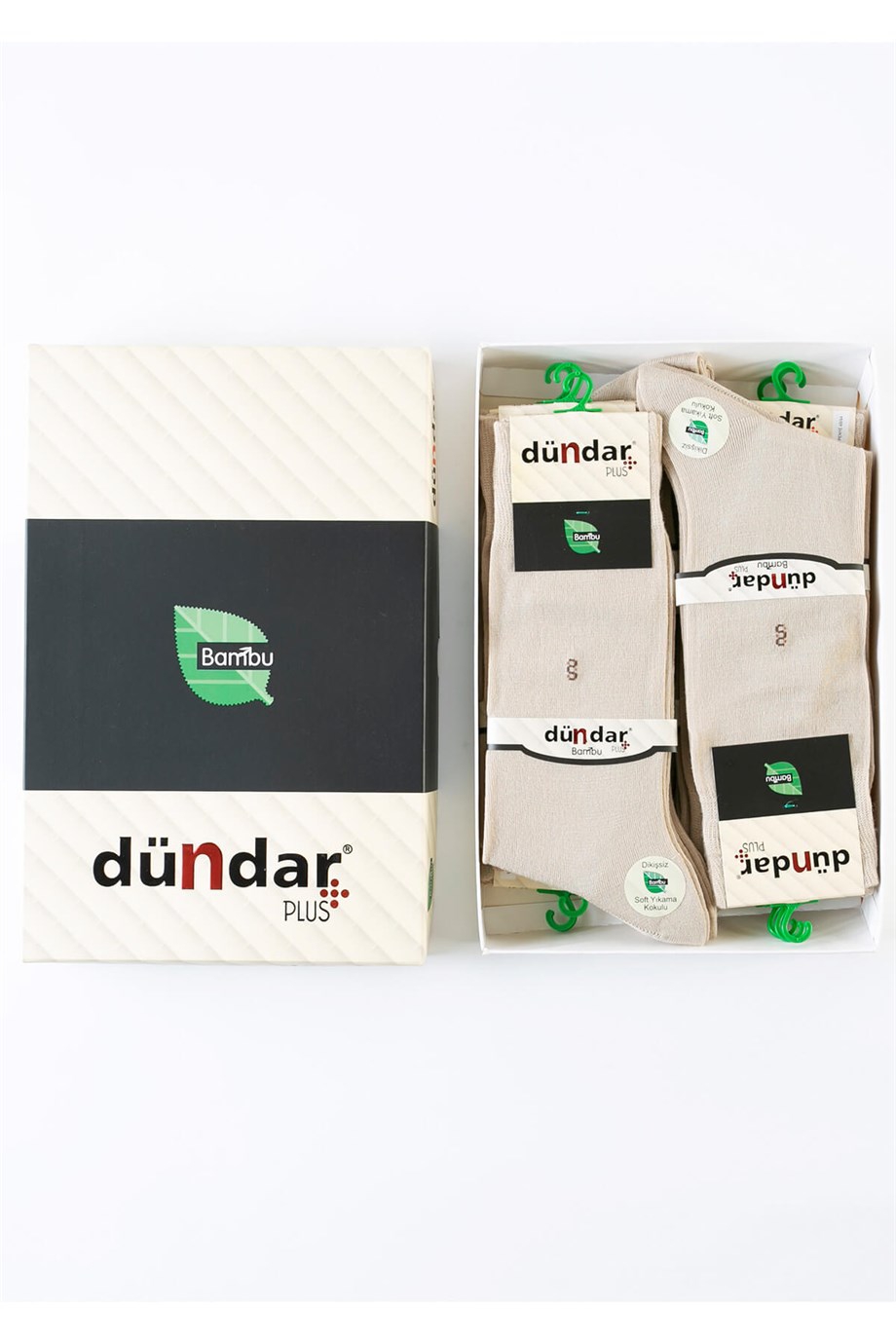 Dündar 12 Adet Erkek Penye Bambu Çorap 