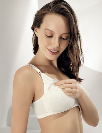 Şahinler Emzirme Sütyeni Ekru M8150