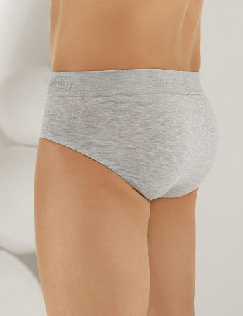 Şahinler Erkek Likralı Süprem Külot Slip Gri ME063