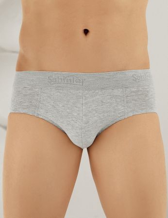 Şahinler Erkek Likralı Süprem Külot Slip Gri ME063