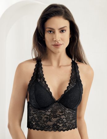 Şahinler Kaplı Bralet Sütyen Siyah MB13100