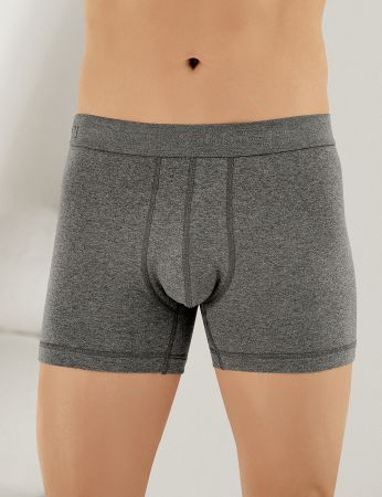 Şahinler Likralı Şahinler Yazılı Torbalı Boxer Koyu Gri ME031