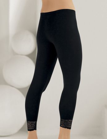 Şahinler Paçası Dantel Uzun Tayt MB888