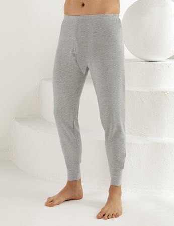 Şahinler Uzun Manşetli İnterlok Alt İçlik Gri ME017