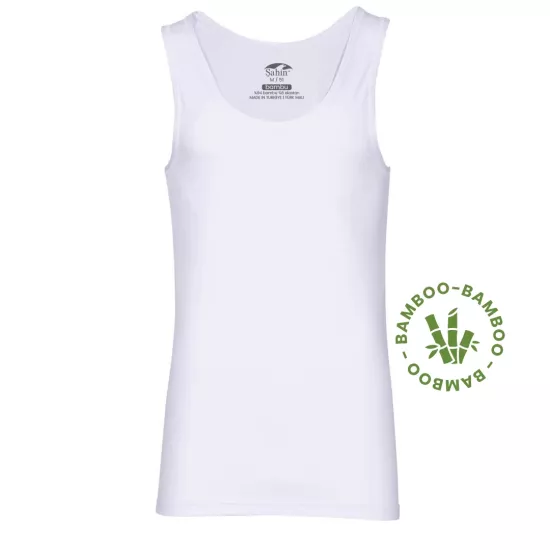 Şahin 6 Adet Bambu Askılı Erkek Atlet 10026