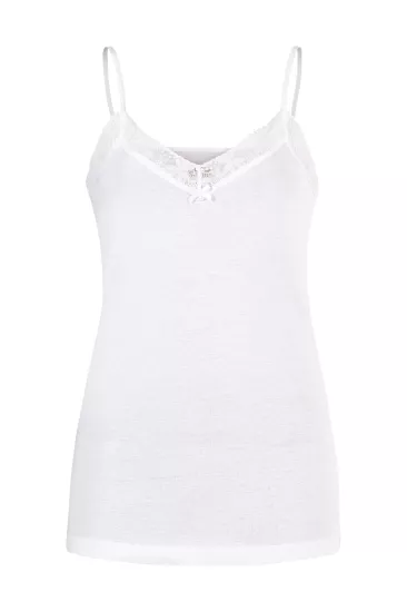 Şahin 6 Adet Ribana İp Askı Dantelli Atlet 30192