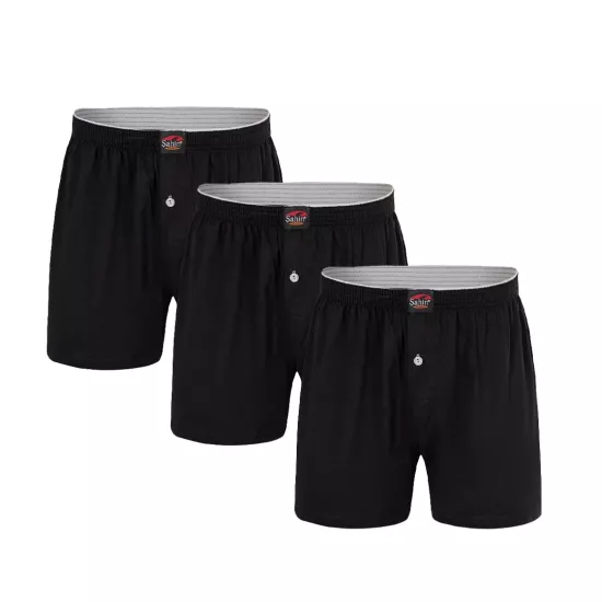 Şahin Erkek Düğmeli Havlu Bel Lastik Boxer 70060