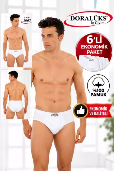 Doralüks 6 Adet Erkek Klasik Slip Külot