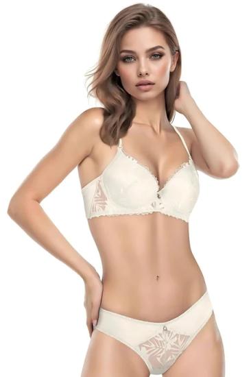 Le Jardin Balenli Dantelli Sütyen Külot Takım (Destekli Desteksiz)