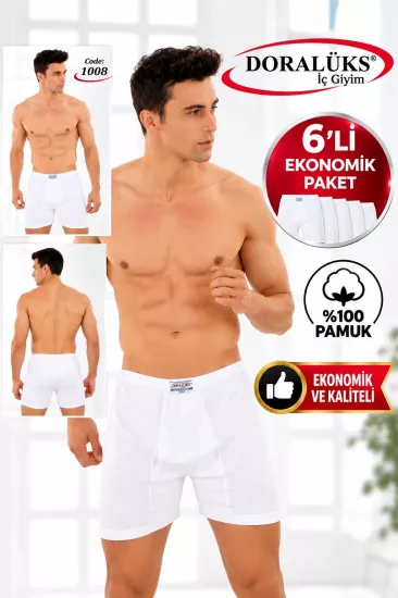 Doralüks 6 Adet Erkek Paçalı Külot