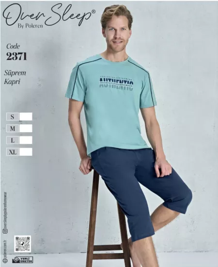 Poleren Erkek Kapri Pijama Takımı 2371