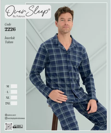 Poleren Erkek Pijama Takımı 2226