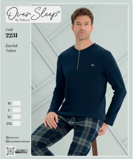 Poleren Erkek Pijama Takımı 2231