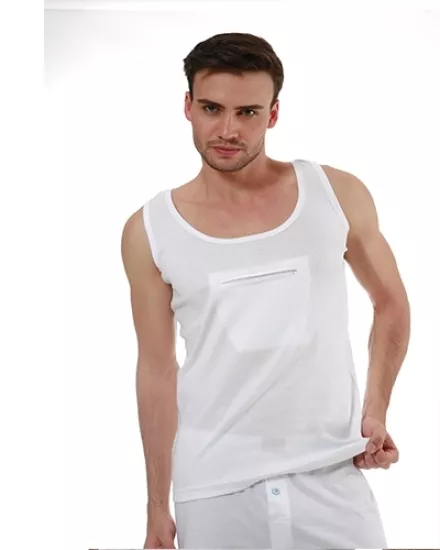 Elmas %100 Pamuk Bay Bayan Cepli Haç Ümre Atleti