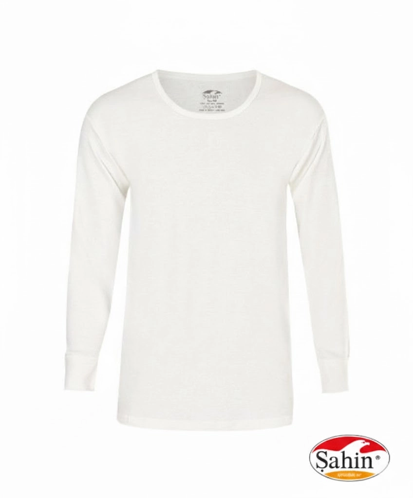 Şahin Erkek %100 Pamuk Uzun Manşetli İnterlok Üst İçlik